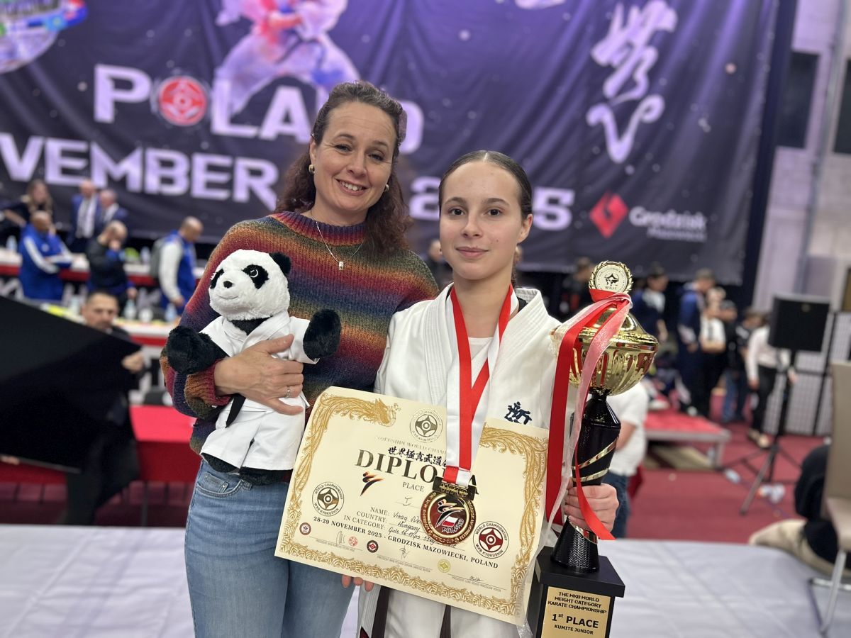 A Castrum ismét tette a dolgát - Németh Virág Karate Világbajnok