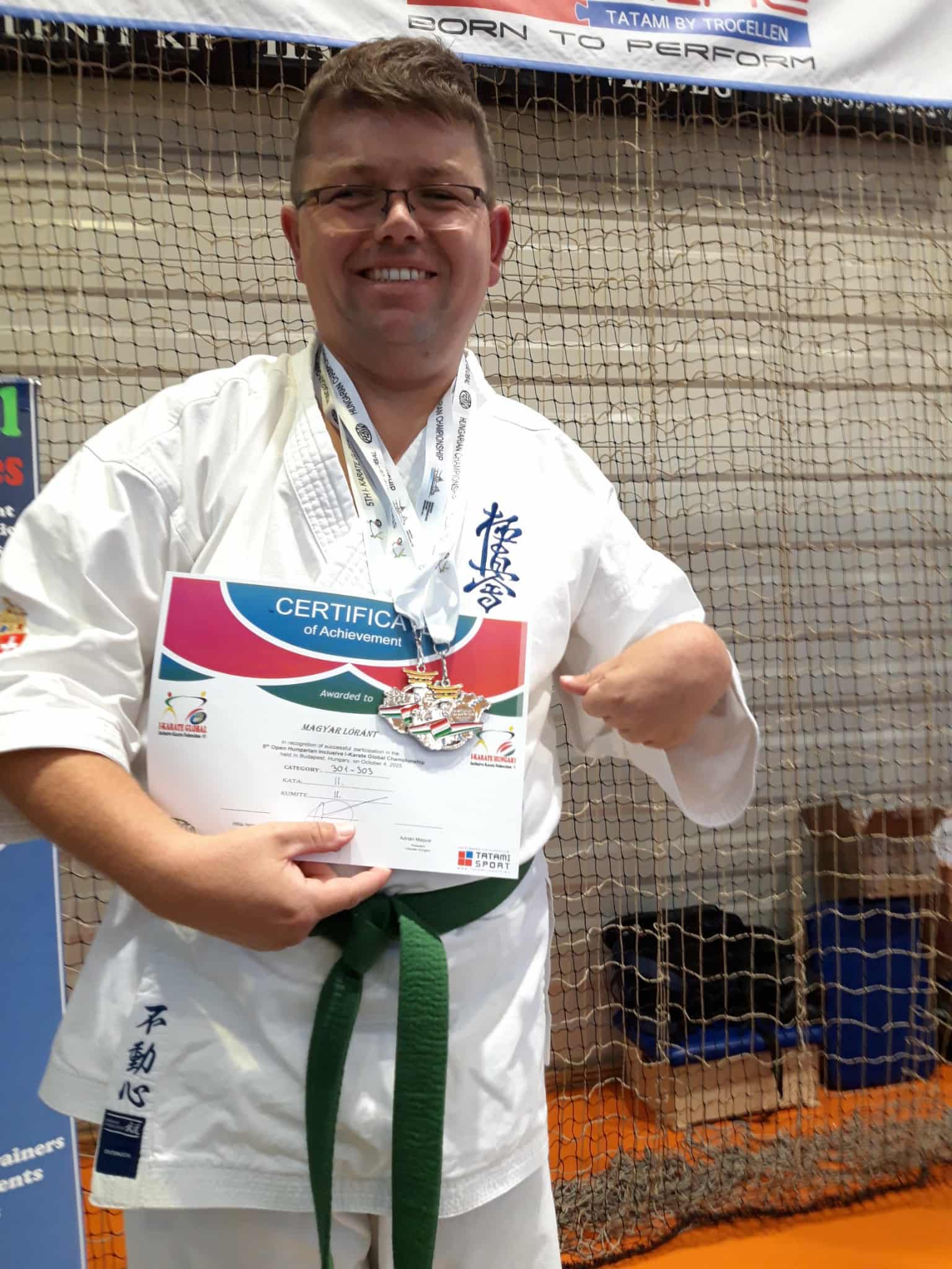 Magyar Lóránt duplázott a Para Karate Magyar Bajnokságon