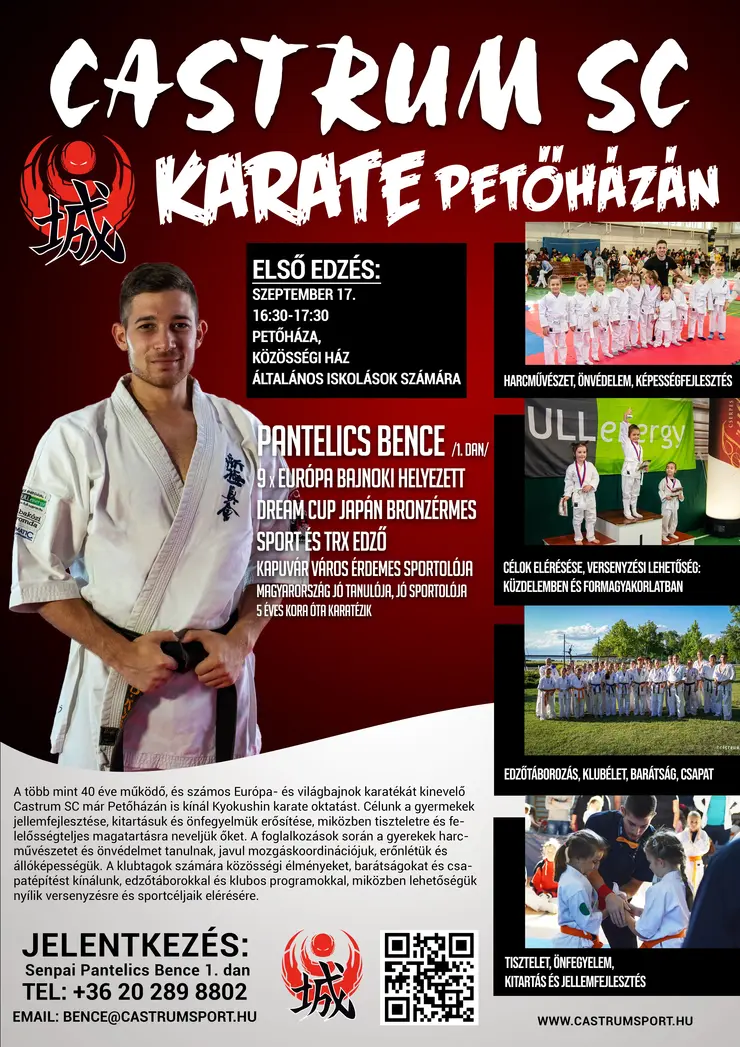 Karate Tanfolyam Petőházán